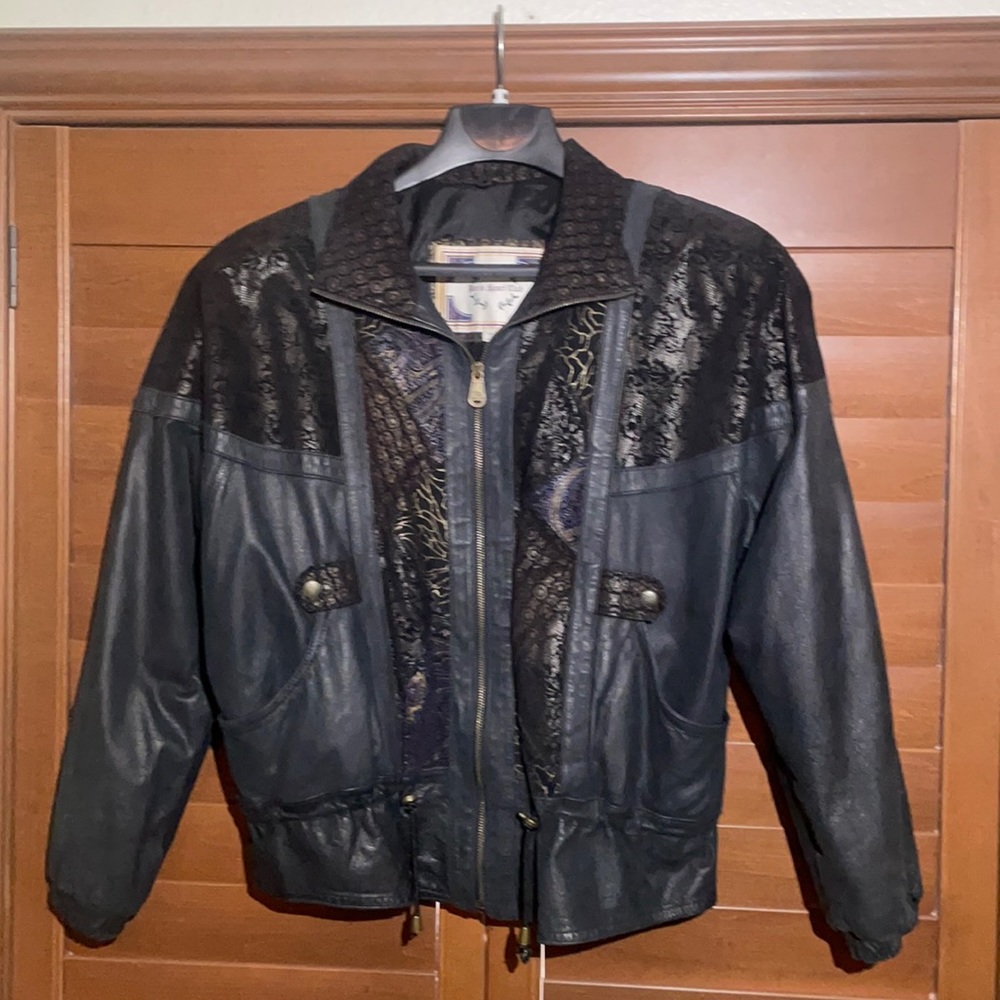 Vintage Paris Sport Club leather jacket. - Picture 1 of 16